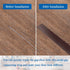 Floor Transition Strip, Self Adhesive Flooring Cover Strips for Laminate Floor, 2" Wide Vinyl Divider (3.3Ft, Brown)