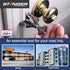 Stinger Metal Portable Door Lock for Travelers Hotel, Apartment, and Home Door Stopper Security with Built-in Glass