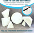 Foamma 2-Pack 2" 18" 18" x x High Density Upholstery Foam - Chair Cushion Square Foam for Dining Chairs, Wheelchair
