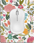 Small Cute Mouse Pad, Mini Mouse Pads for Wireless Mouse and Laptop, Travel Mousepads with Designs - Abstract Floral,