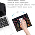 Black Pink Beauty Flowers Mouse Pad, Unique Design Computer Mousepad with Non-Slip Rubber Base for Women