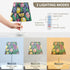 3 ALAZA Bedside Lamp Tropical Fruit Rose Apple Table Lamp for Bedroom Desk Lamp with USB Port LED Nightstand Color