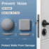 XoYoZo Door Stoppers Soft Rubber Crash Pad, Wall Protector Buffer Guard for Doorknob and Door Handle, Self Adhesive