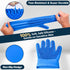 Augwind 6PCS Pet Grooming Kit for Dogs, Cats and Horses | Dog Washing Gloves | Cleanroom Gloves | Dog Bath Brush | Dog