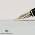 Dryden Designs Fountain Pen with Medium and Fine Nibs, Luxury Box, Ink Cartridges, Royal Red