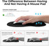 EooCoo Ergonomic Mouse Pad with Gel Wrist Rest Support, Middle Concave Design for Natural Wrist Alignment, Non-Slip