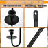 9.6" 16.5" Set Stairway(Black,2 Set) Tessco for you Metal Wall Mount Candle Sconces with LED Flameless Taper Candles