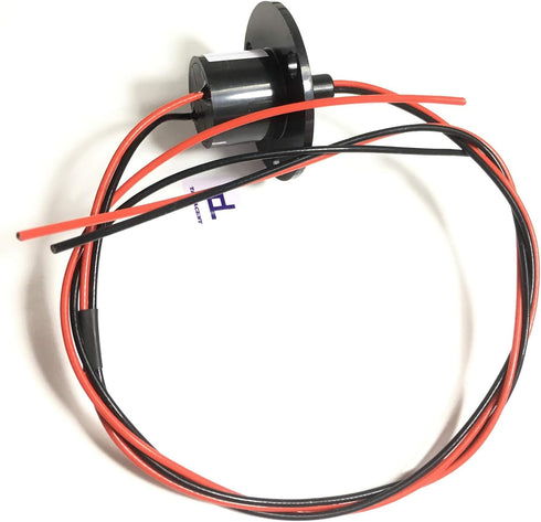 Taidacent 2 Wires 15A 20A 30A 40A 60A Slip Ring Collector Ring Rotary Electrical Contact