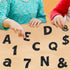 Colarr 216 Pcs Glitter Bulletin Board Letters, Black 4 Inch Alphabet, Numbers, Punctuation Cutouts with Adhesive Dots