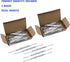 Standard 2-Piece Paper Fasteners, 2 Inch Capacity, 2.75 Inch Centers, 100 Sets/Box, Tin plated by ESKEAR