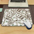 Funny US Dollar Currency Gaming Mouse Pad, Non-Slip Rubber for Computers, Personalized Rectangle 9.5 x 7.9 Inch