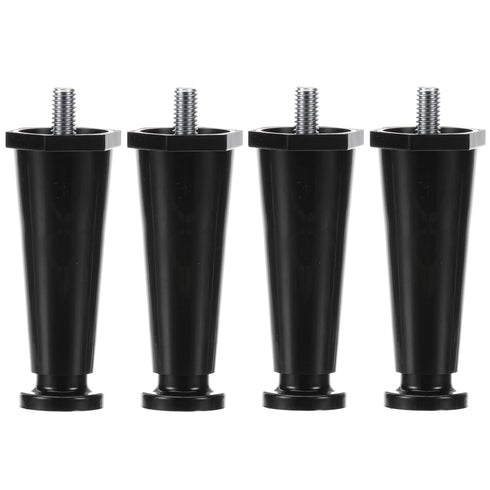 OCS Parts 4-Pack Black Thermoplastic Appliance Legs | Adjustable Height 4-Inch Countertop