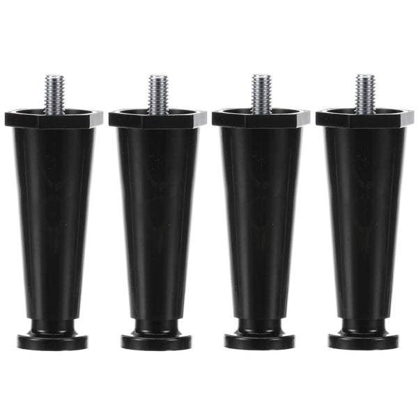 OCS Parts 4-Pack Black Thermoplastic Appliance Legs | Adjustable Height 4-Inch Countertop