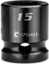 Capri Tools 15 mm Stubby Impact Socket, 1/2 in. Drive, 6-Point, Metric Socket