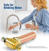 IS-BB-5IDPNQ Lead-Free Water Arrestor Tee, 3/8 in. OD COMP x 3/8 in. OD Female Compression, Brass