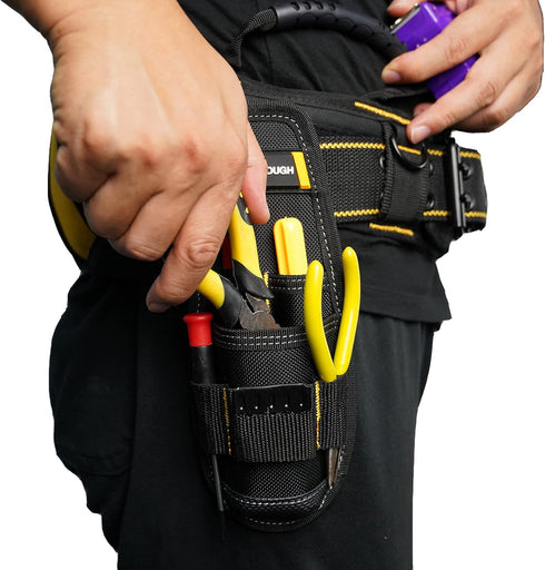Min Work Organizer Tool Pouch, Small Tool Holder with Snap Clip and Knife Holder