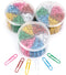 Yarlung 900 Pieces 2 Inch Jumbo Paper Clips, Vinyl Coated Large Paperclips for Document Organizing, 6 Colors