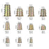 230 Pcs Threaded Inserts Nuts Assortment Tool Kit, 11 Sizes Metric M4/M5/M6/M8/M10 for Wood Inserts and Bolts