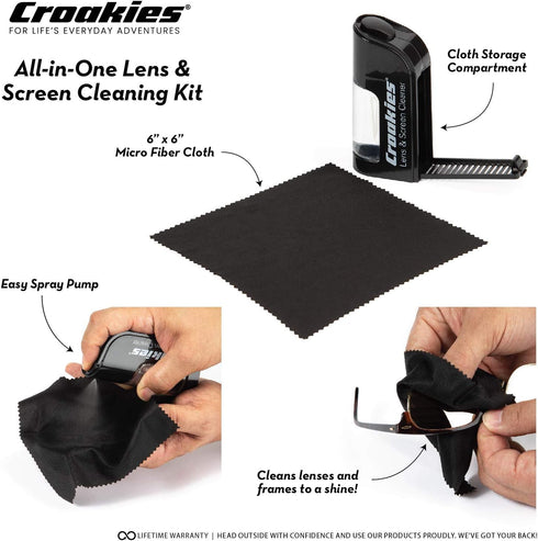 (Two-Pack) Croakies Terra Spec Cords Adjustable Sport Eyewear Retainer