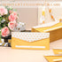 Teling 100 Pack Gold Money Envelopes for Cash Gifts, Decorative Holders for Currency Birthday Graduation Wedding