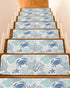 LBCASA Stair Treads Non Slip Indoor for Wooden Steps, Coastal Crab 4 Pcs