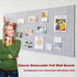 Large Felt Wall Tiles, 47"x35" Felt Bulletin Board Tiles for Office, Noise Reduction Felt Boards, 12-Pack