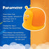 2 30/60 Cute Snail Night Light Brightness Adjustable Fun Orange Slug Light with Min Timer Squishy Nursery Breastfeeding
