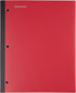 Mintra Wireless Notebook 3 Pack, 80 Sheets College Ruled (Black, Blue, Red)