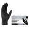 AMMEX Black Nitrile Exam Gloves, Size Small, Box of 100, 3 Mil, Latex Free, Powder Free