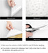 LACHEERY White Stainless Steel Contact Paper, Peel and Stick Metallic Wallpaper for Kitchen & Cabinets