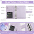 GMBYLBY Set Budget Binder Leather Budget Planner with Cash Envelopes Budget Sheets Label Stickers for Money Saving