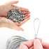 200 Pcs Aluminum Crimping Loop Sleeve 1/16", Cable Ferrule Wire Rope Sleeves for Loop Sleeve (200 Pcs)
