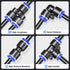 TAILONZ PNEUMATIC Black 4mm or 5/32 inch OD 2.5mm ID Polyurethane PU Air Hose Pipe Tube Kit, 10 Meter