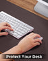Protector,48"x 17"Desk Leather Desk Pad Mat Large, Mouse Pad, Non-Slip PU Leather Desk Blotter,Waterproof Desk Pad