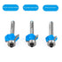 3Pcs Set 1/4" Set, 1/4", 3/8", 1/2", 1/8'', 3/16'', 1/4'') Roundover Edging Router Bit Shank, Corner Rounding