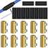 smseace 10Pcs 6 Gauge Wire Connectors with 10Pcs Heat Shrink Tubes, 80 Amp Circuit Splicing Terminal