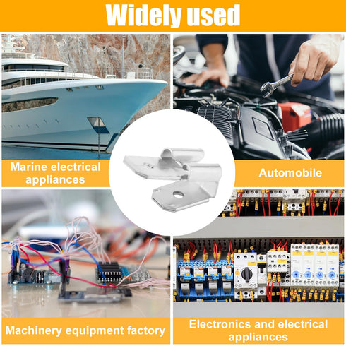 25pcs Electrical Double Male Female Adapter, Aluminum Alloy Piggyback Spade Wire Terminals
