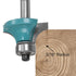 2pcs Roundover Router Bit, 1/4 Shank 5/16" Radius Carbide Tipped Edge Rounding Over Bit with Bearing Guide