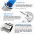 TAILONZ PNEUMATIC 304 Stainless Steel Male Elbow - 3/8 Inch Tube OD x 1/2 Inch NPT Thread Fitting (Pack of 2)