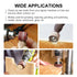 2” Long Sanding Drums and Sleeves Set with 1/4” Shank for Drill, Sanding Drum Kit for Wood and Metal