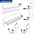 Pegboard Hook 100 Pcs, Heavy Duty Hooks for 1/8"&1/4" Pegboards, Tool Utility Hooks