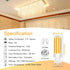 G9 LED Bulb Dimmable 8W, 60-80 Watt T4 G9 Halogen Equivalent, 2700K Soft Warm White, Ceramic G9 Bi Pin Base, 120V 800LM for Chandelier Ceiling Pendant Lighting(5 PCS) by LFLAMPON
