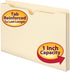 Smead File Jacket, Legal Size, Reinforced Straight-Cut Tab, 1" Expansion, Manila, 50 per Box (76520)