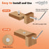 Kalote 53PCS Set Set (M6*20/30/40/50/60/70/80mm) 1 Crib Screws Hardware Replacement Kit, Baby Bed Frame Bolts & Barrel