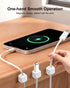 Art3d 8 Pack Magnetic Cable Clips, White Cable Management Accessories, Cord Smooth Adjustable & Adhesive Backing Cord