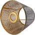 LICAEVEY E26 E27 Bulb 15 13 19 cm, Hollow Carved Metal Lamp Shade, Base Compatible, Detachable Cylindrical Hollow Out