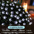 Outdoor Solar Flower String Lights, 50 LED Waterproof Fairy Light Decorations for Christmas Tree Garden Patio Yard