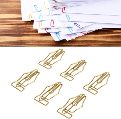 Jumbo Paper Clips - 100 Pcs Fancy Cute Large Plastic Covered Wire Clips for Home School Office