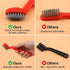 Sibba 3-Pack 7" Heavy-Duty Stainless Steel Wire Brushes Curved Handle Welding Slag, Rust & Paint Removal Brushes, Stiff