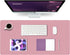 K KNODEL Large Desk Mat, Office Computer Pad, Desktop Protector, Writing Blotter Mat (31.5"x15.7", Purple)